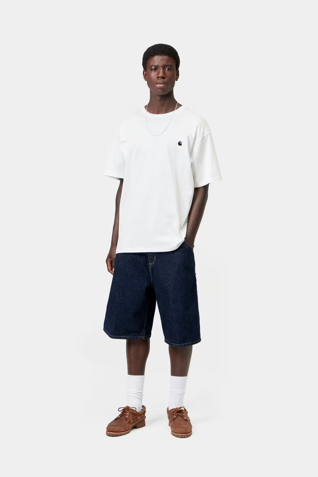 T-shirt Carhartt S/S Madison T-Shirt white/ black