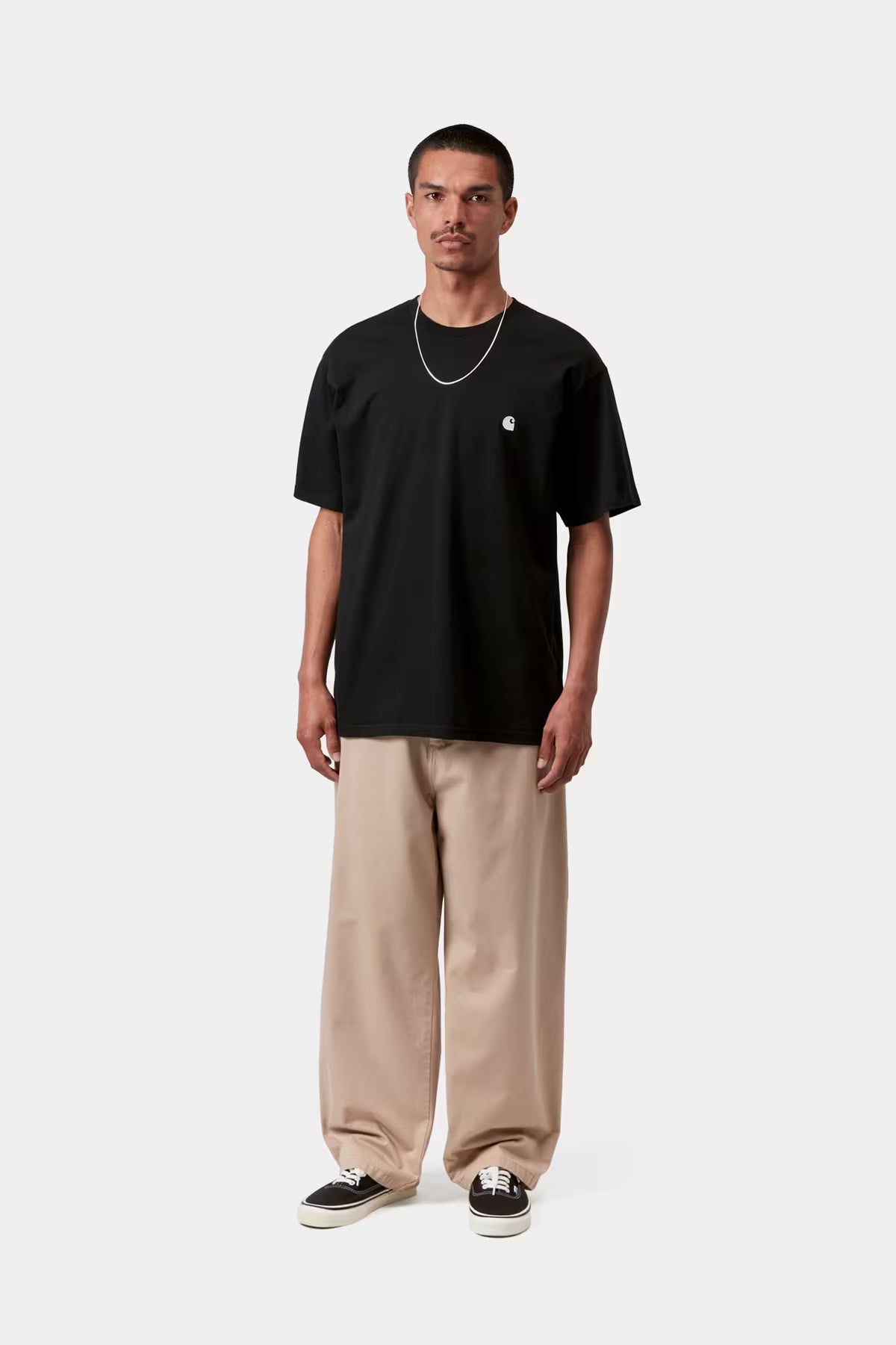 T-shirt Carhartt S/S Madison T-Shirt black/white