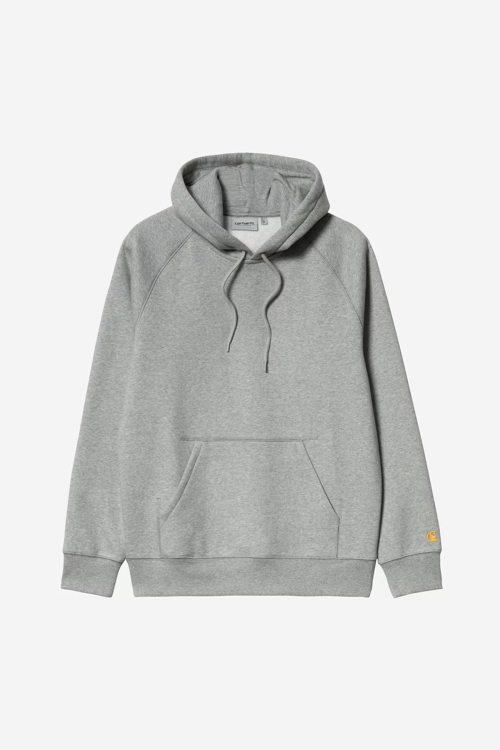 Sweat capuche Carhartt Hooded Chase Sweat Grey heather / Gold