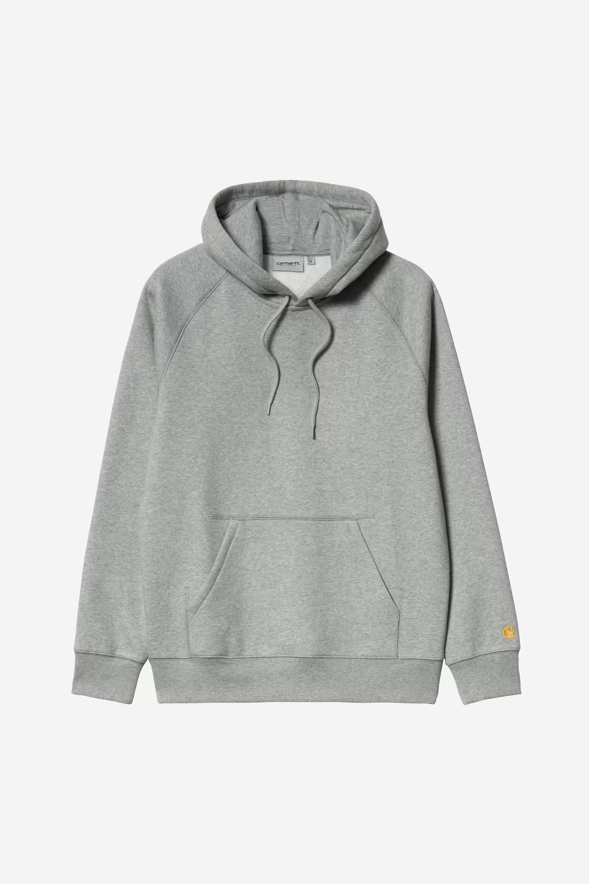 Sweat capuche Carhartt Hooded Chase Sweat Grey heather / Gold