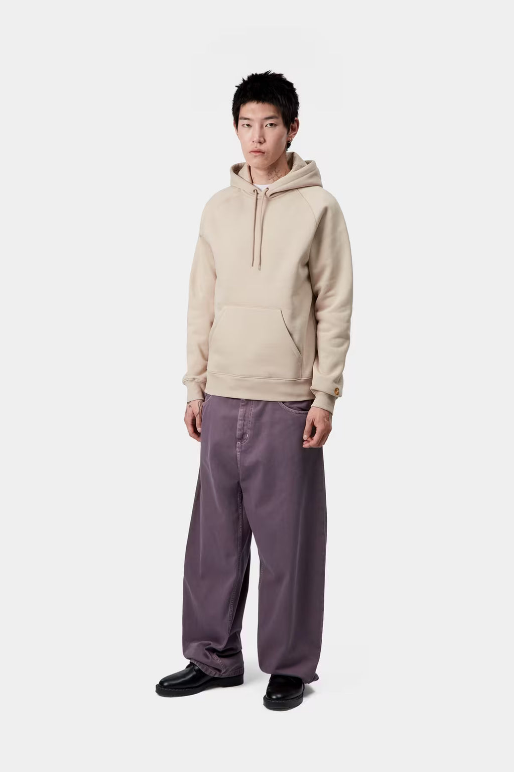 Sweat capuche Carhartt Hooded Chase Sweat Fleur de sel