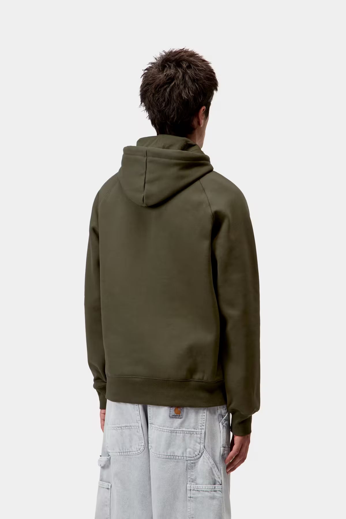 Sweat capuche Carhartt Hooded Chase Sweat Olive / Gold