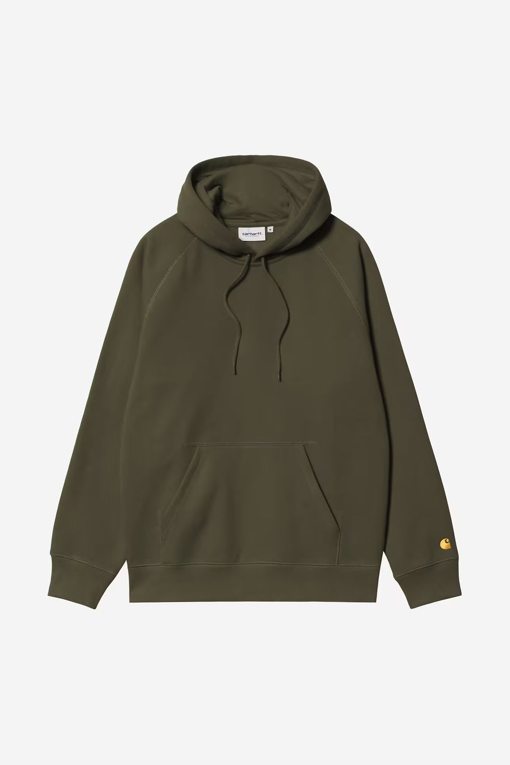 Sweat capuche Carhartt Hooded Chase Sweat Olive / Gold