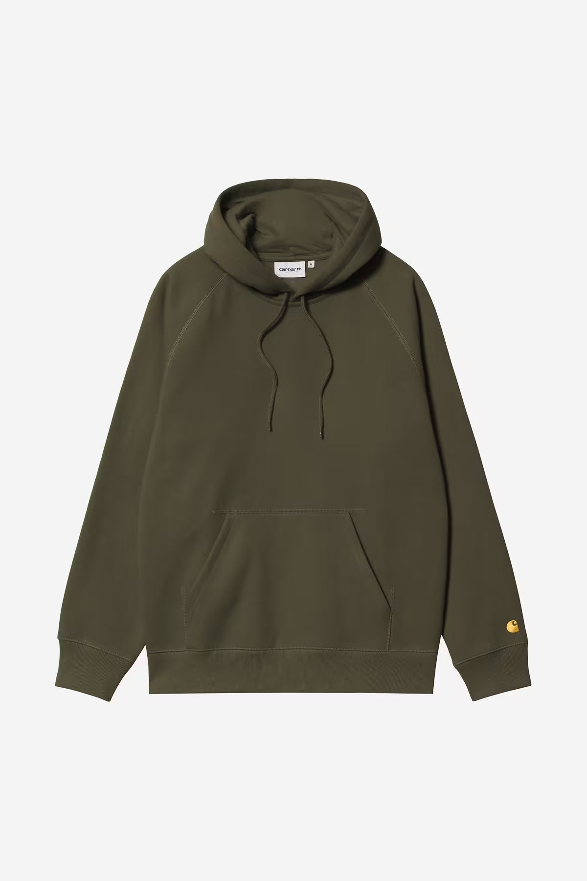 Sweat capuche Carhartt Hooded Chase Sweat Olive / Gold
