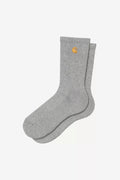Chaussette Carhartt Chase Socks Grey Heather / Gold