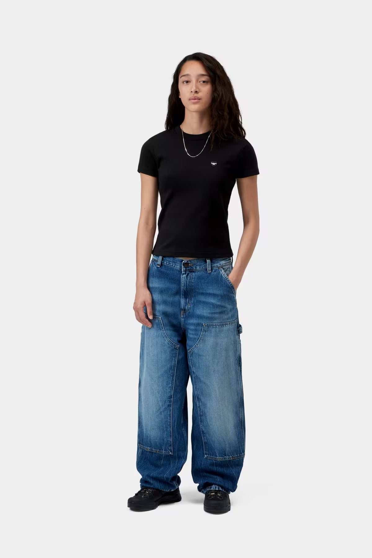 T-shirt femme Carhartt W' S/S Small Heart Patch T-Shirt