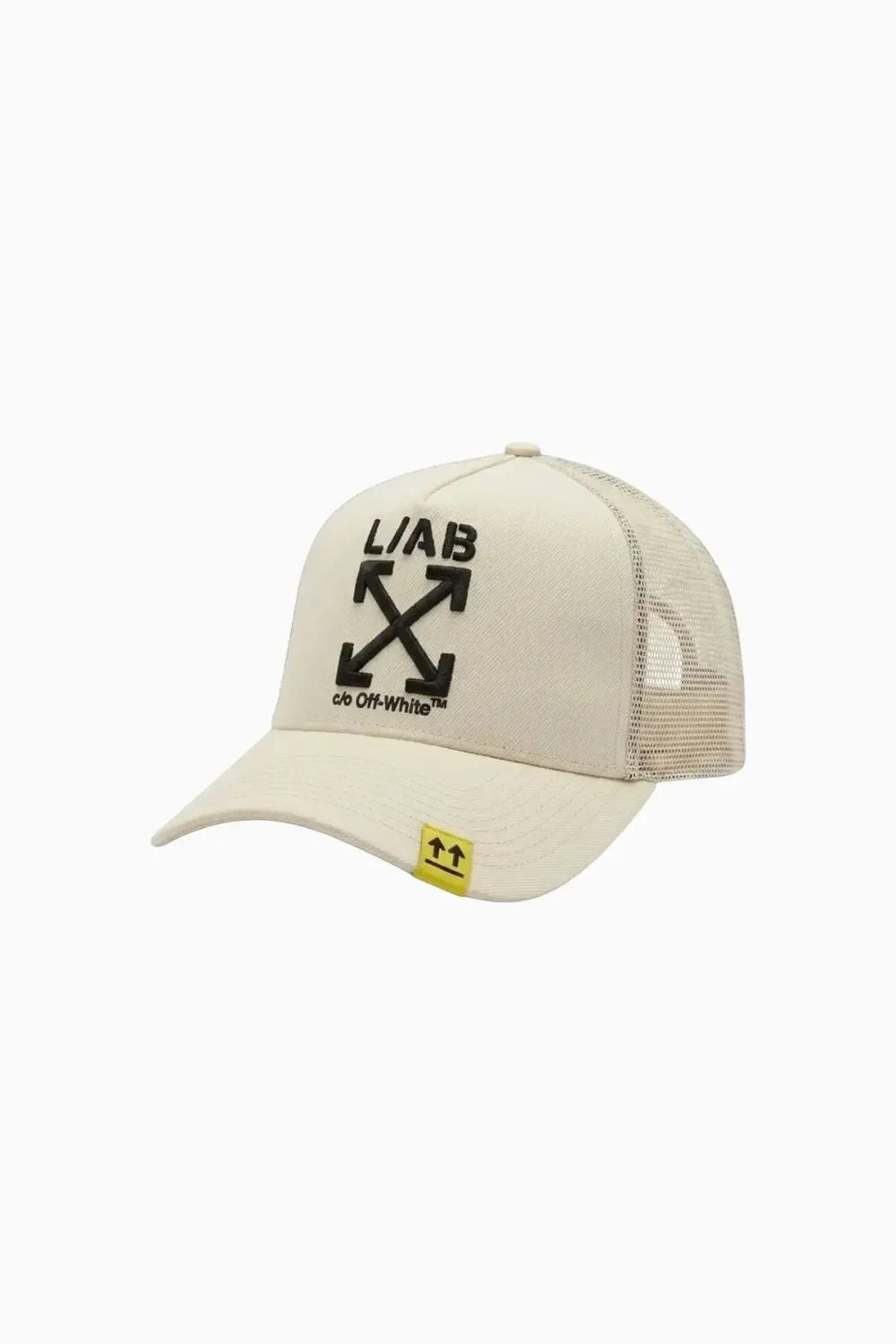Casquette trucker L/AB Clamp Arrows beige Birch à visière incurvée