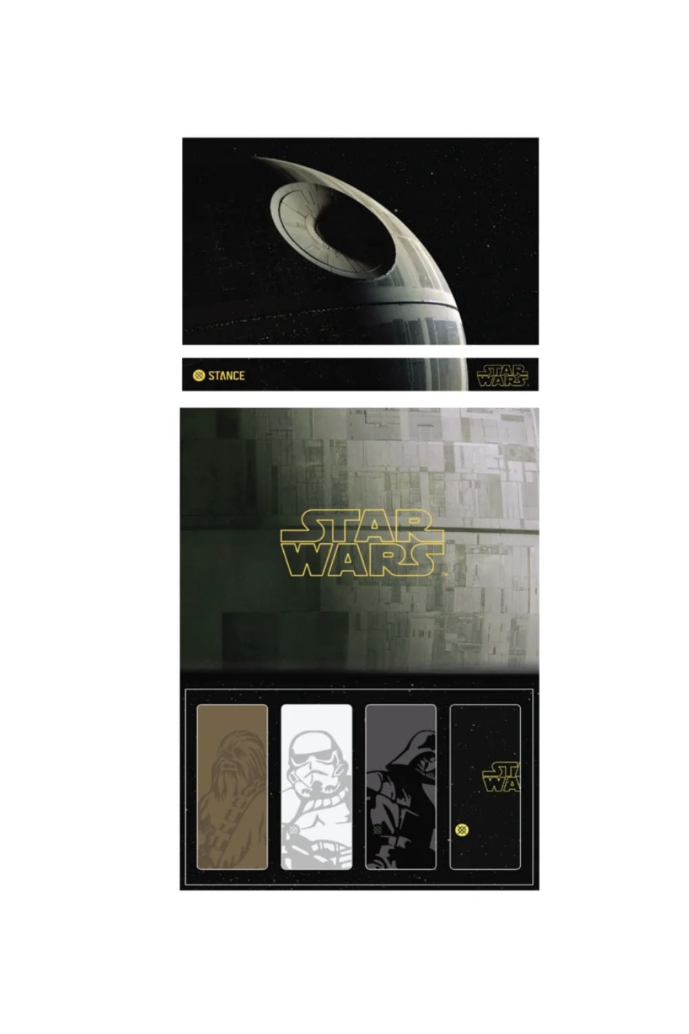 Coffret de 4 paires de chaussettes Stance Star Wars Reverse