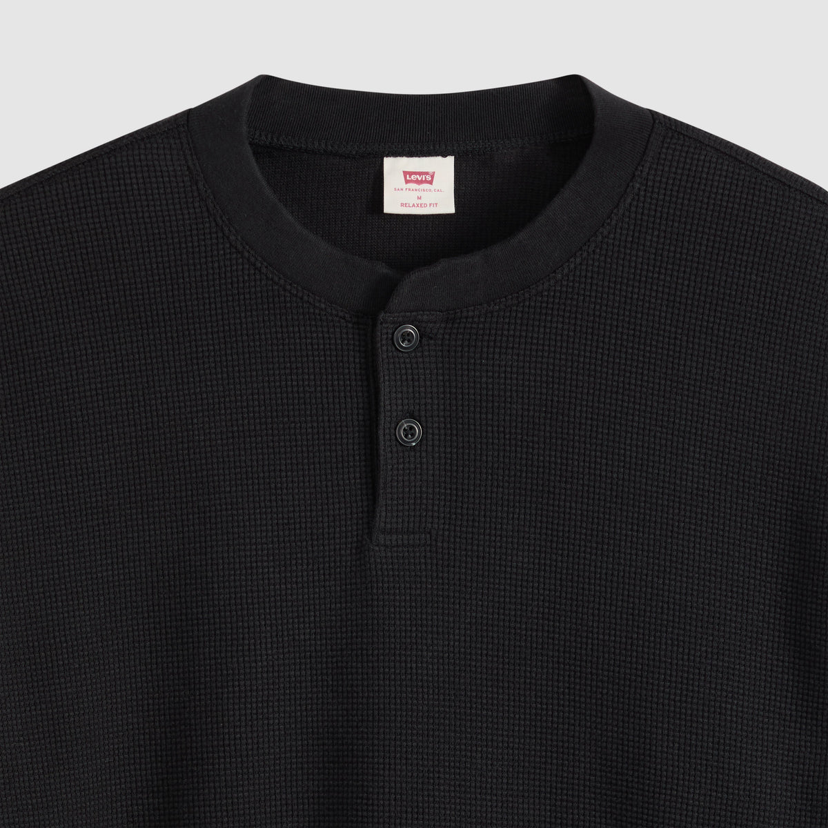 T-shirt manches longues Levi’s® Relaxed Button Henley Mineral Black