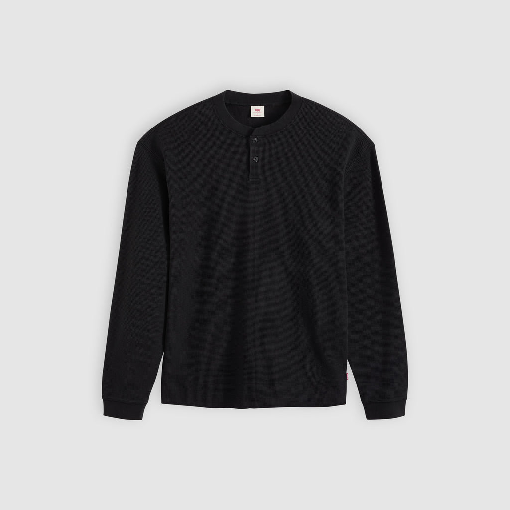 T-shirt manches longues Levi’s® Relaxed Button Henley Mineral Black