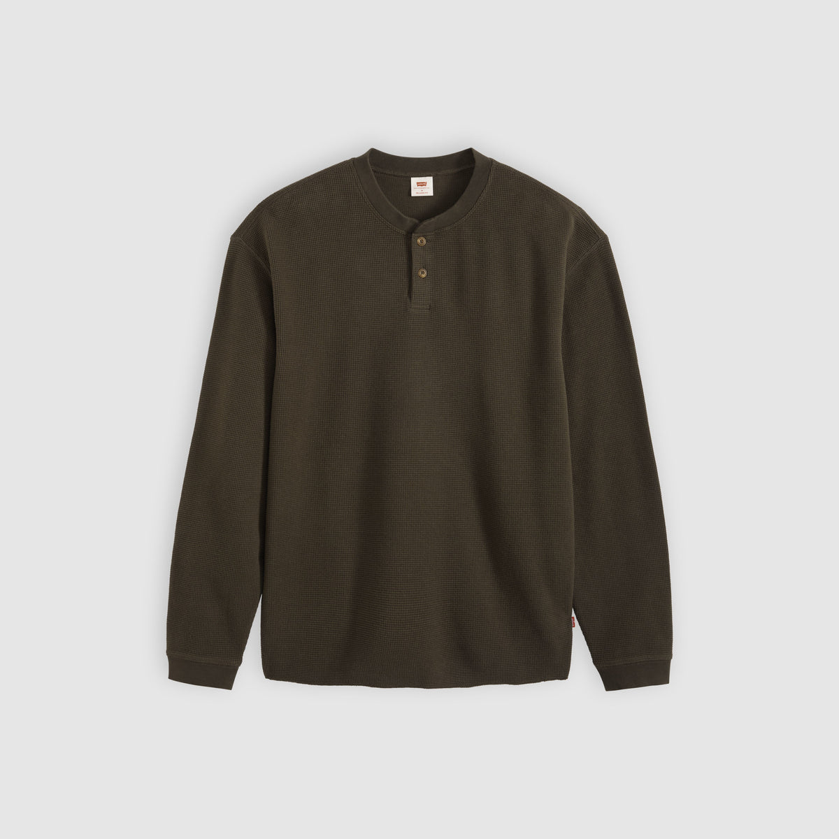T-shirt manches longues Levi’s® Relaxed Button Henley Coffee