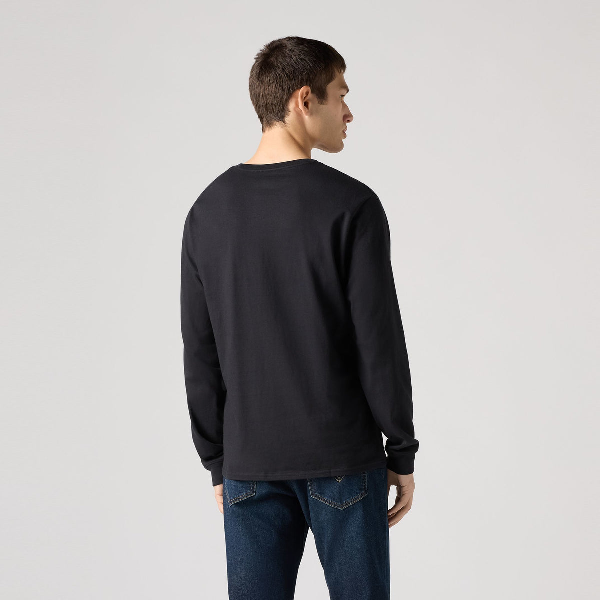 T-shirt manches longues Levi’s® Original Housemark Mineral Black