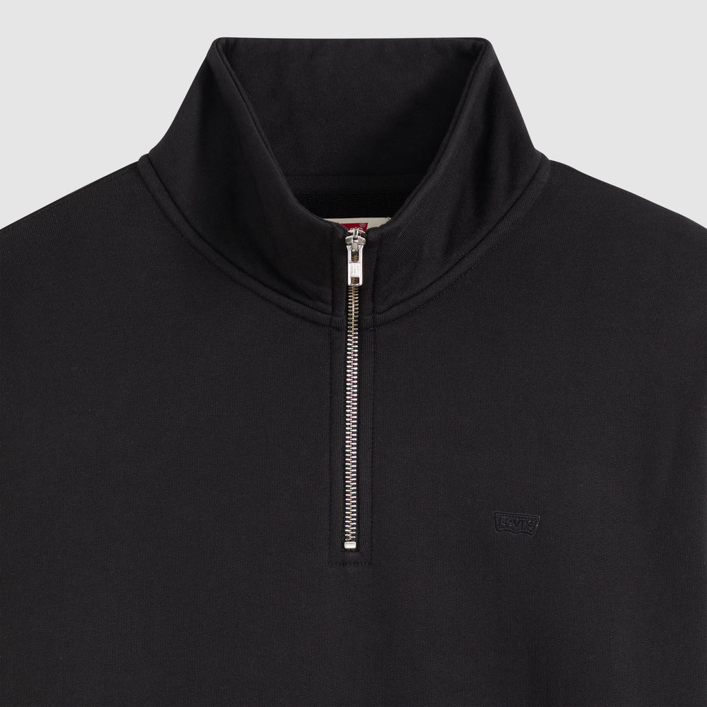 Sweat-shirt Levi’s® Original Housemark Quarter Zip Mineral Black