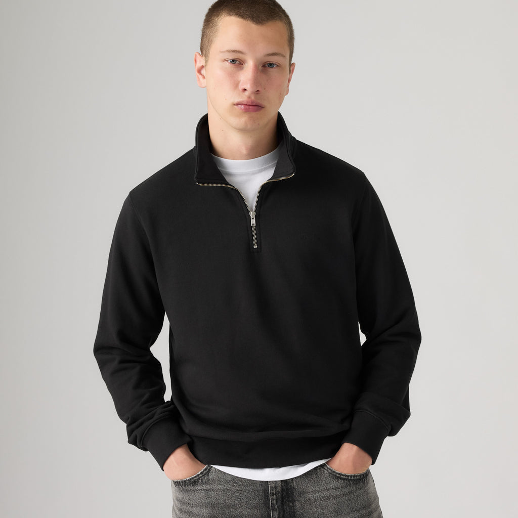 Sweat-shirt Levi’s® Original Housemark Quarter Zip Mineral Black