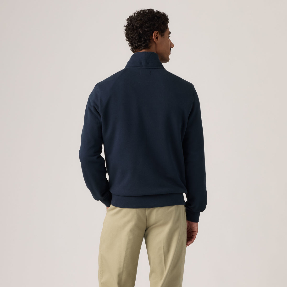 Sweat-shirt Levi’s® Original Housemark Quarter Zip Navy Blazer