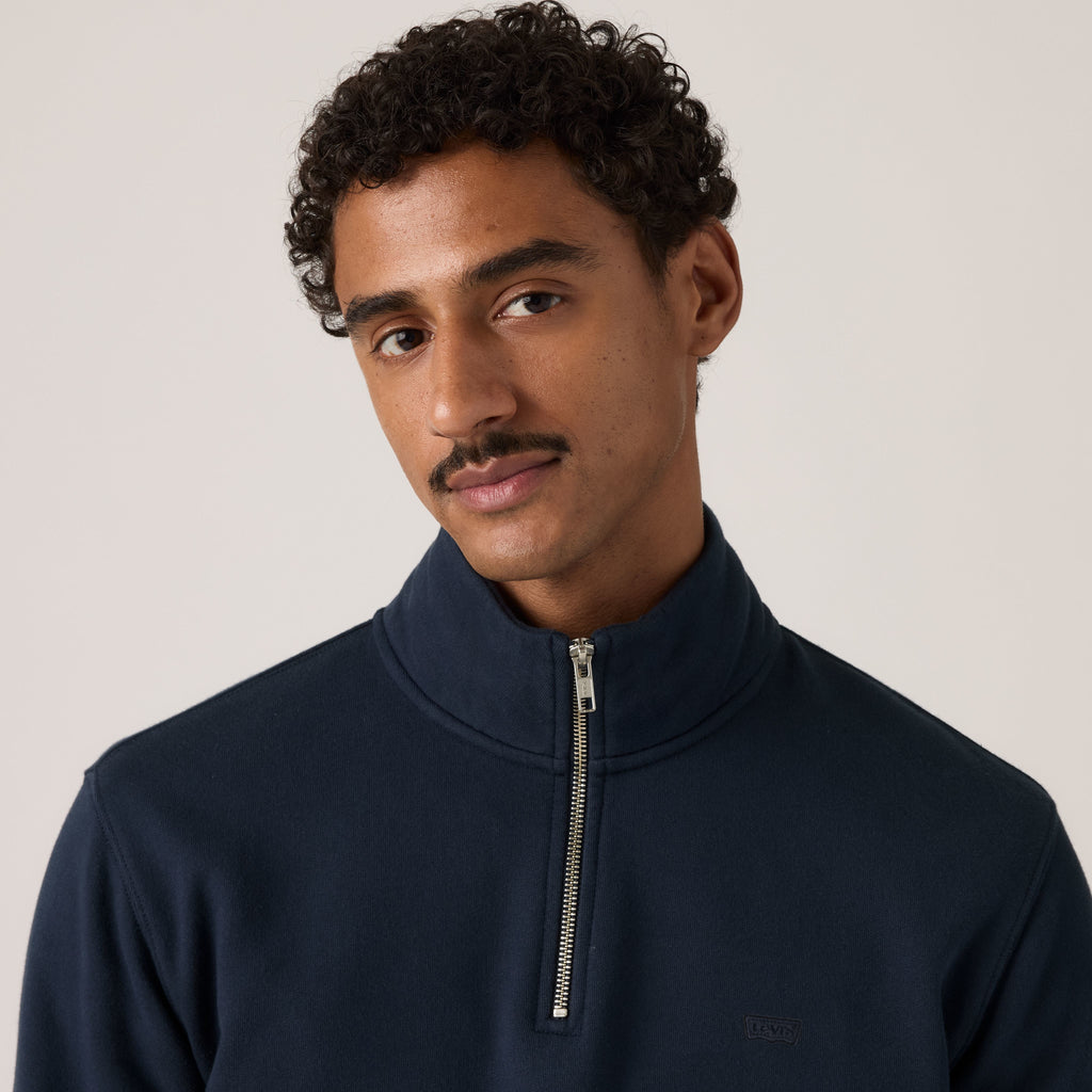 Sweat-shirt Levi’s® Original Housemark Quarter Zip Navy Blazer