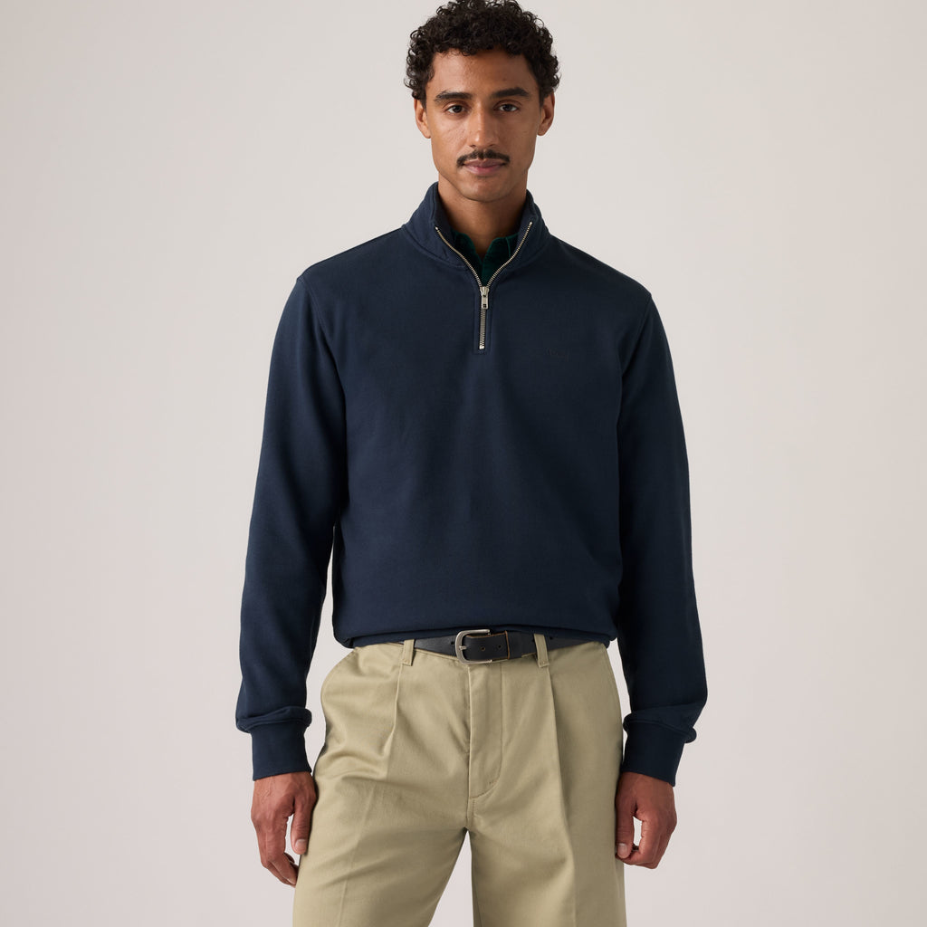 Sweat-shirt Levi’s® Original Housemark Quarter Zip Navy Blazer