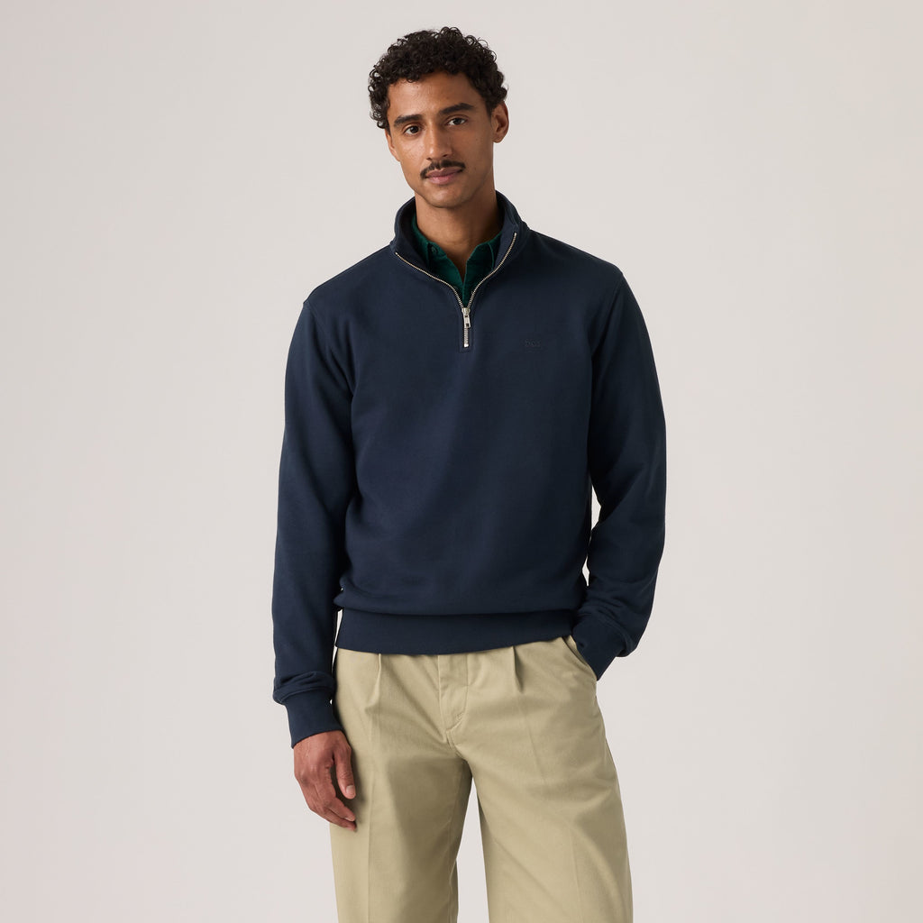 Sweat-shirt Levi’s® Original Housemark Quarter Zip Navy Blazer