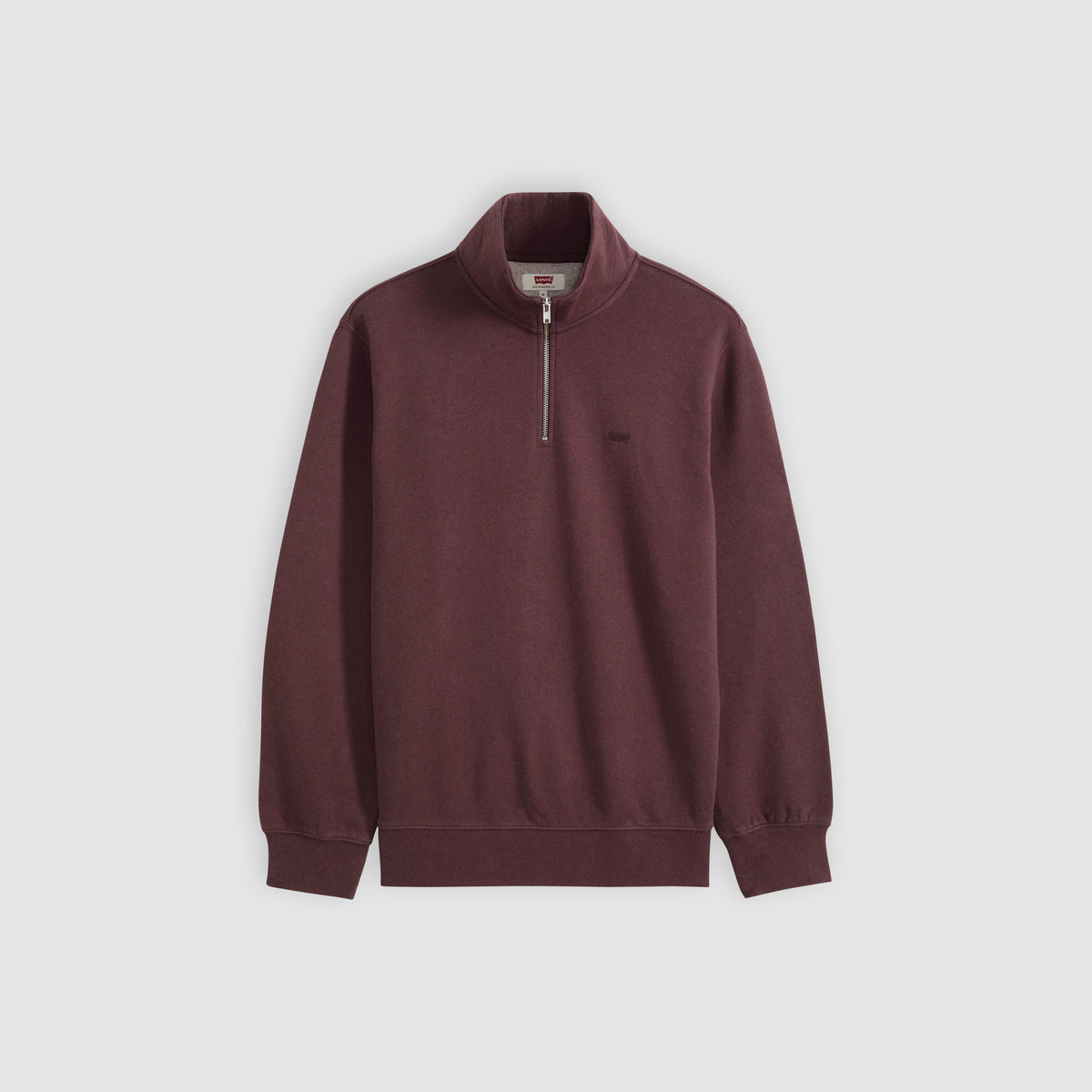 Sweat-shirt Levi’s® Original Housemark Quarter Zip Winetasting HTR