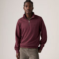 Sweat-shirt Levi’s® Original Housemark Quarter Zip Winetasting HTR