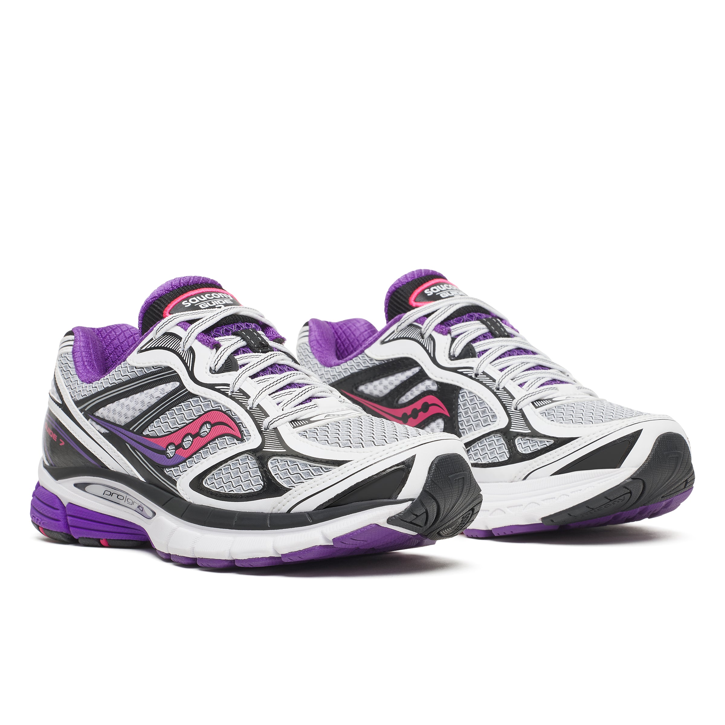 Chaussure femme Saucony PROGRID GUIDE 7 / WHITE/DRUPE
