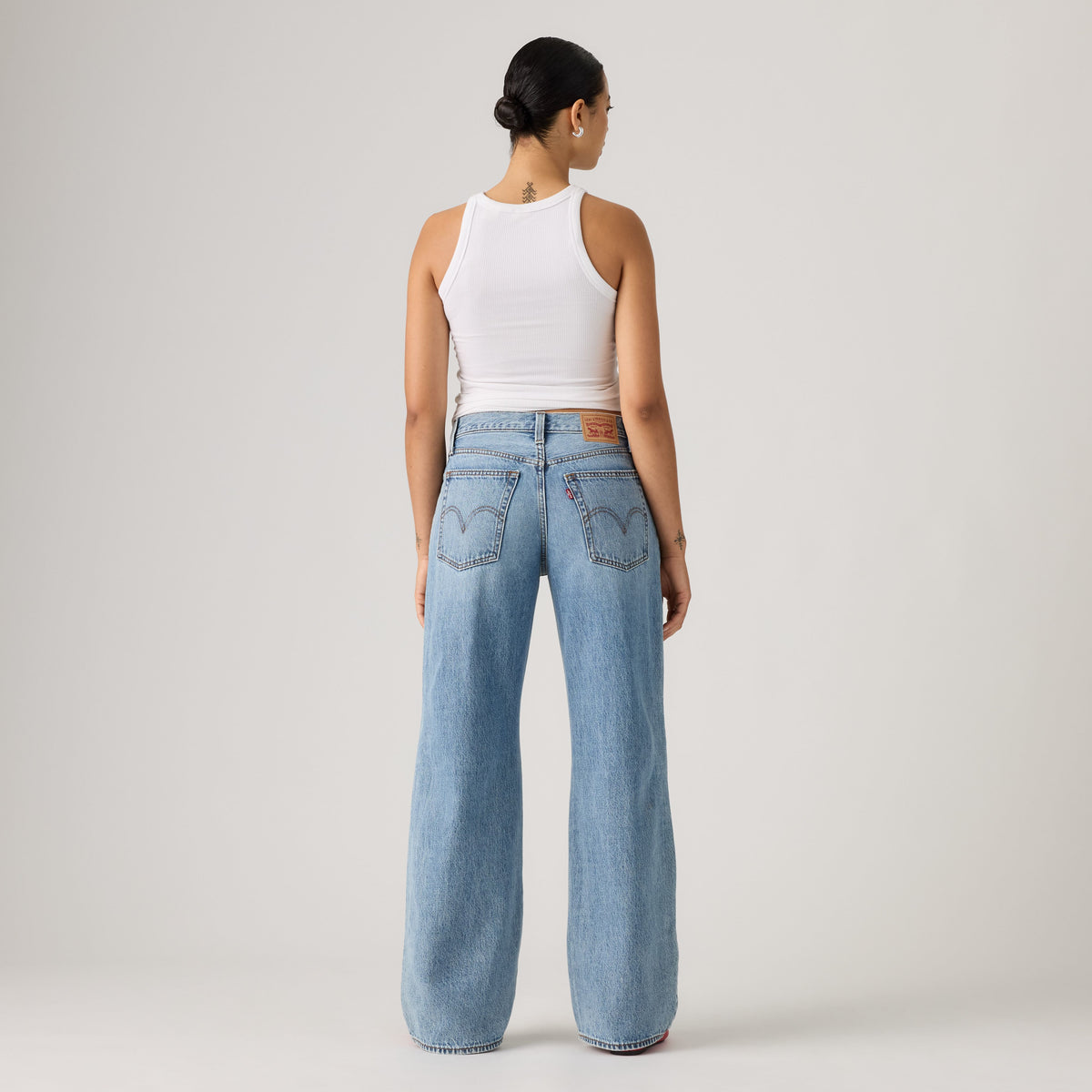 Jean femme Levi’s® Middy Balloon Twisted Vibe Denim
