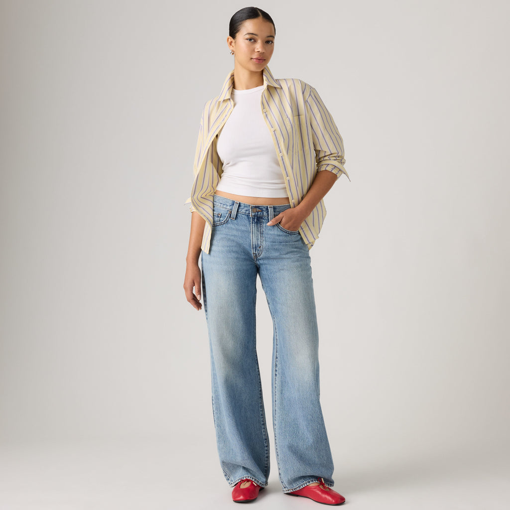 Jean femme Levi’s® Middy Balloon Twisted Vibe Denim