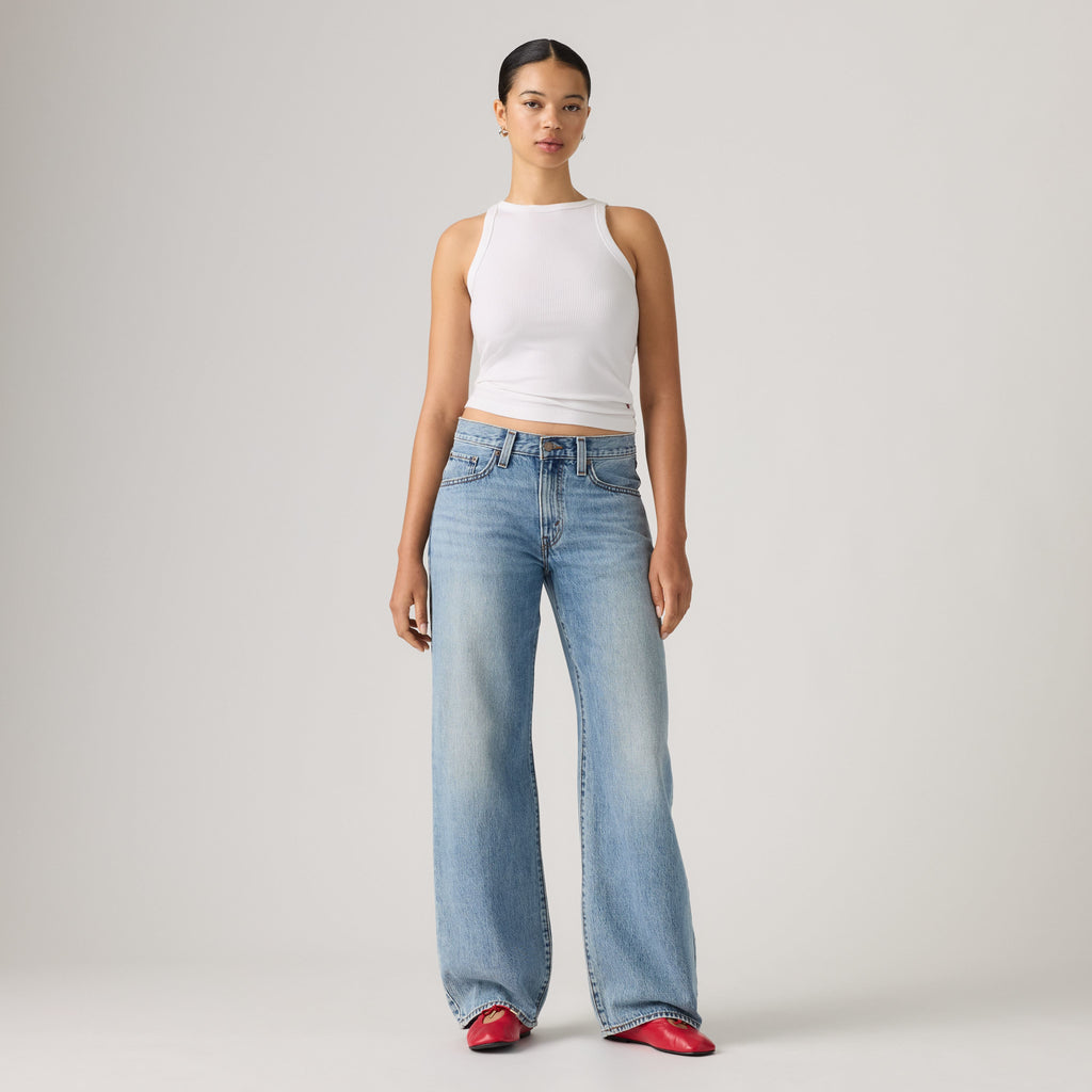 Jean femme Levi’s® Middy Balloon Twisted Vibe Denim