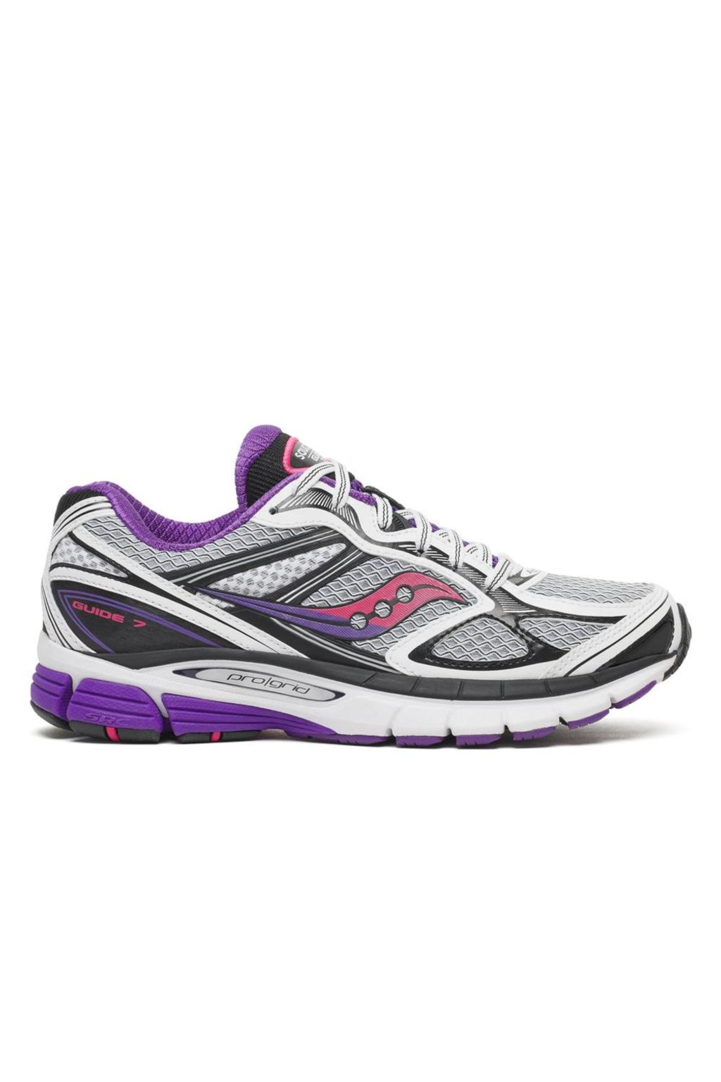 Saucony ProGrid Guide 7 - White/Drupe