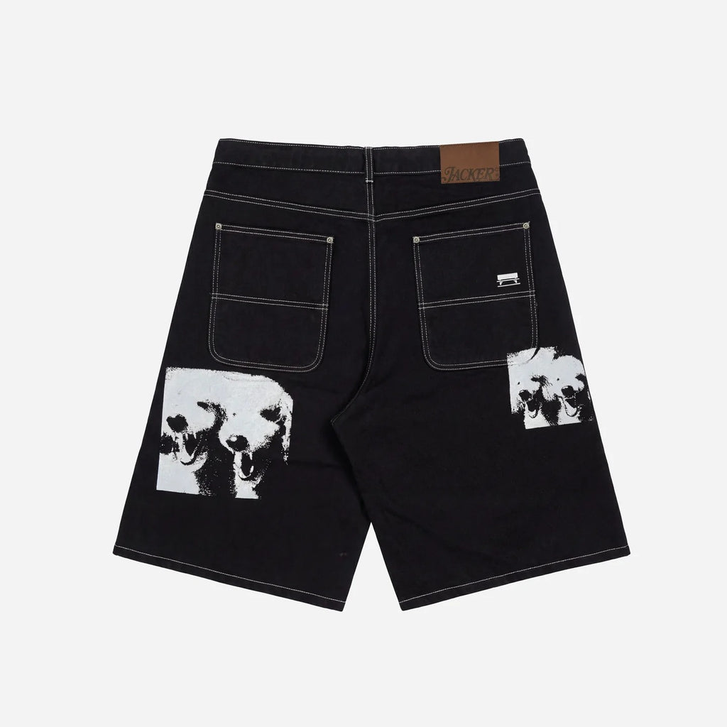 Baggy Short Poodle Pals Black