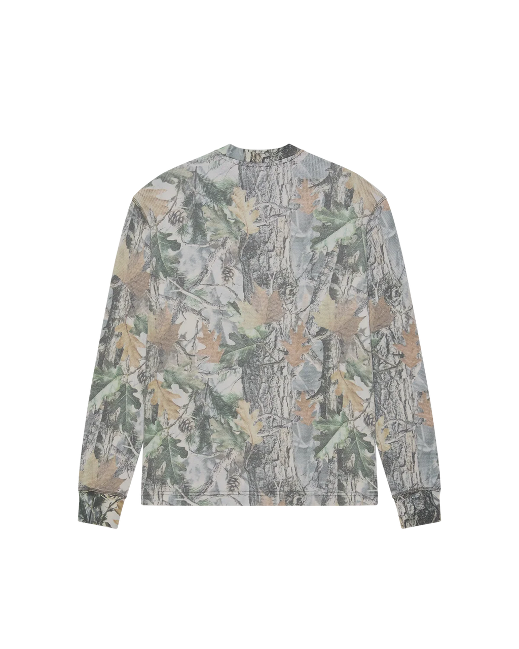 T-shirt Thermique Obey Post - Dusty Vintage Wood Camo Homme