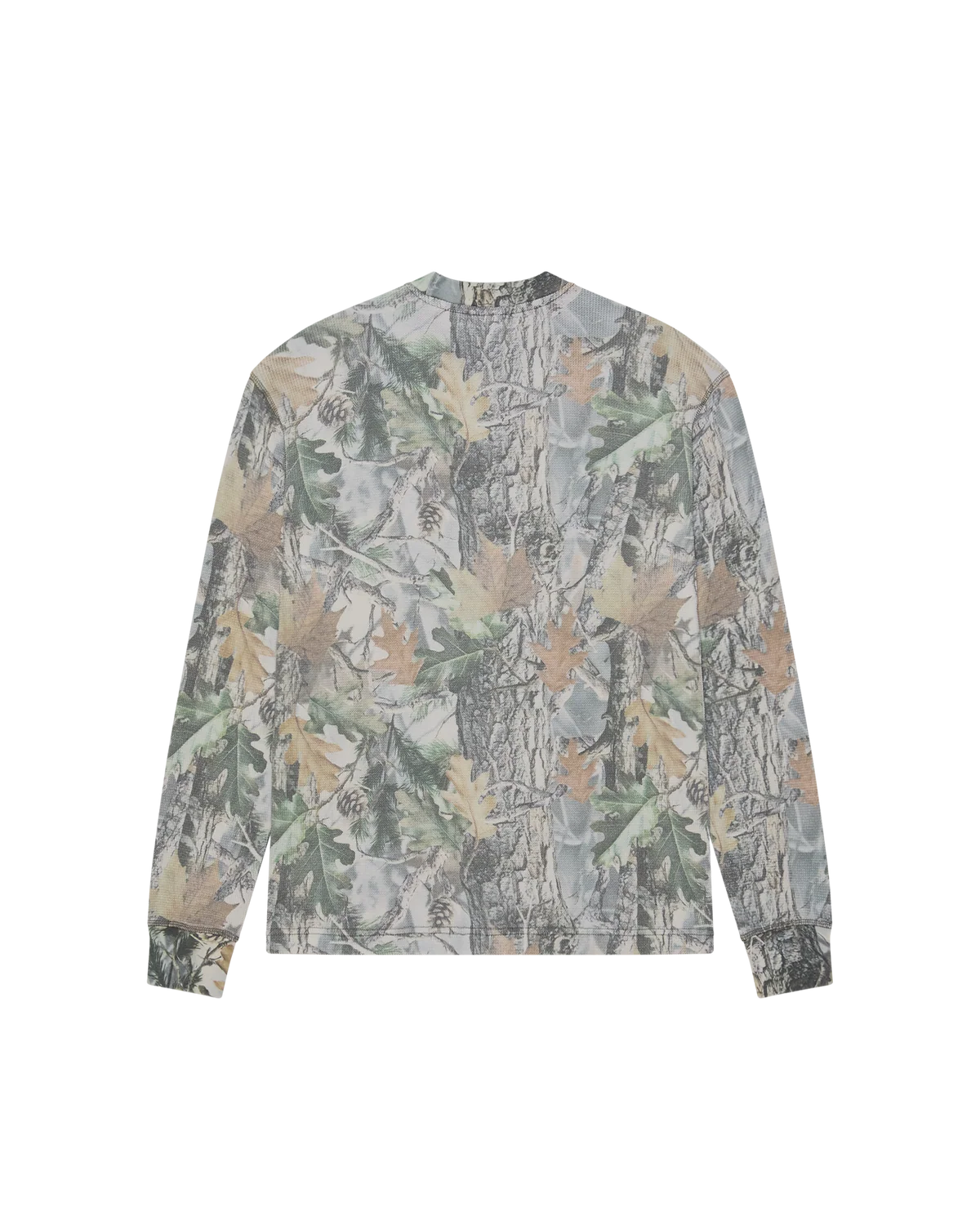 T-shirt Thermique Obey Post - Dusty Vintage Wood Camo Homme