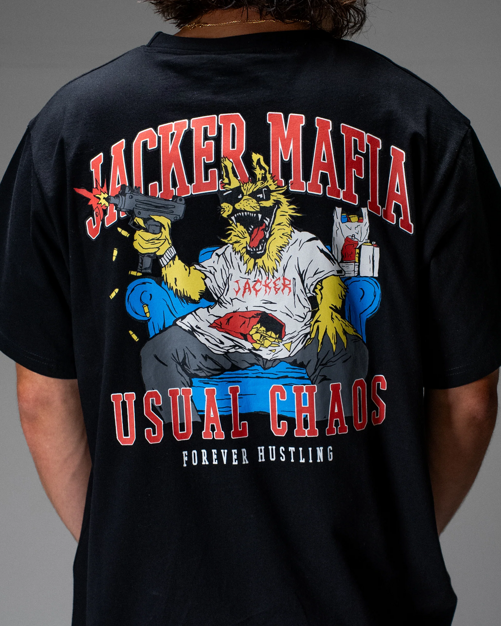 T-shirt Jacker Instinct - Black Homme