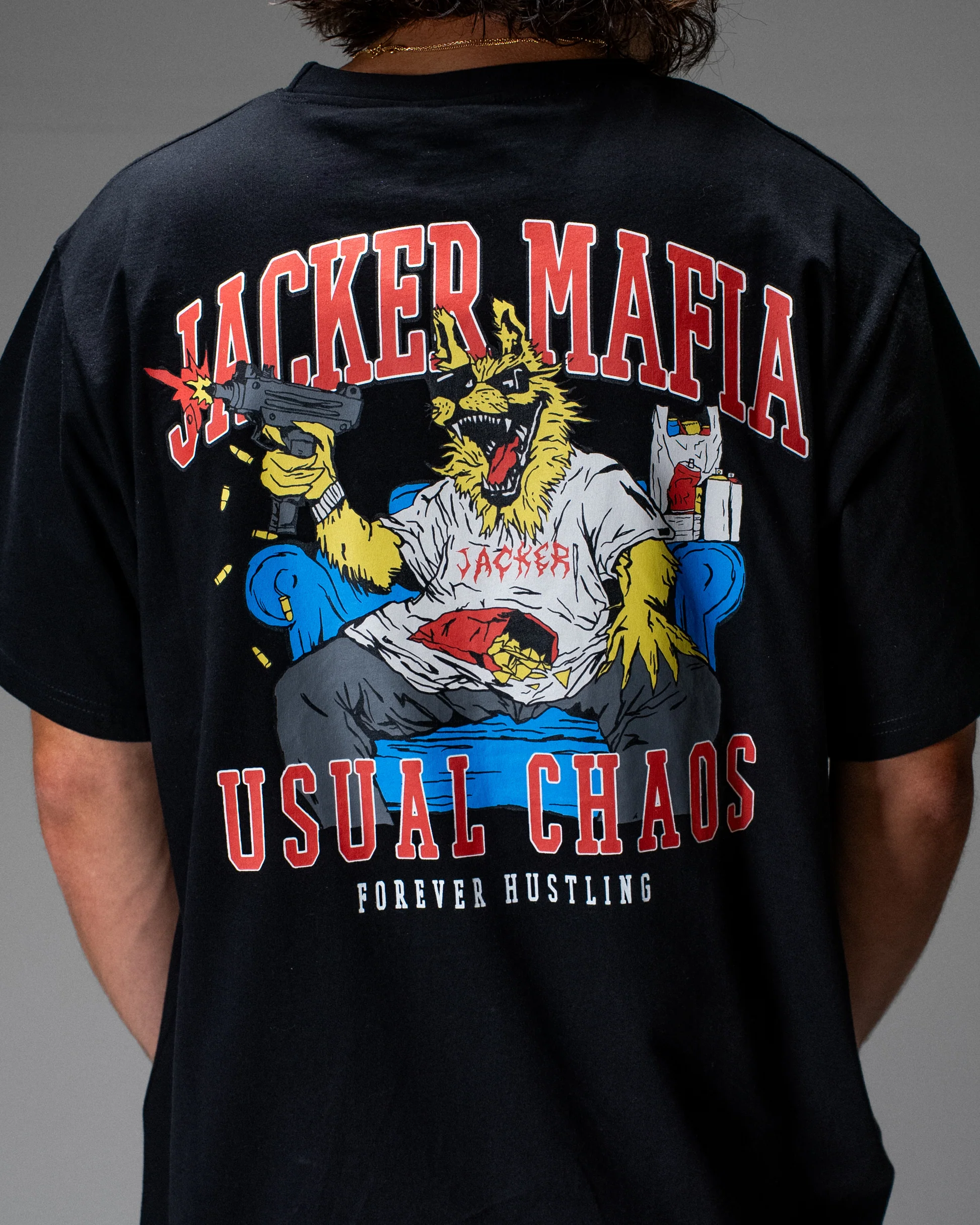 T-shirt Jacker Instinct - Black Homme