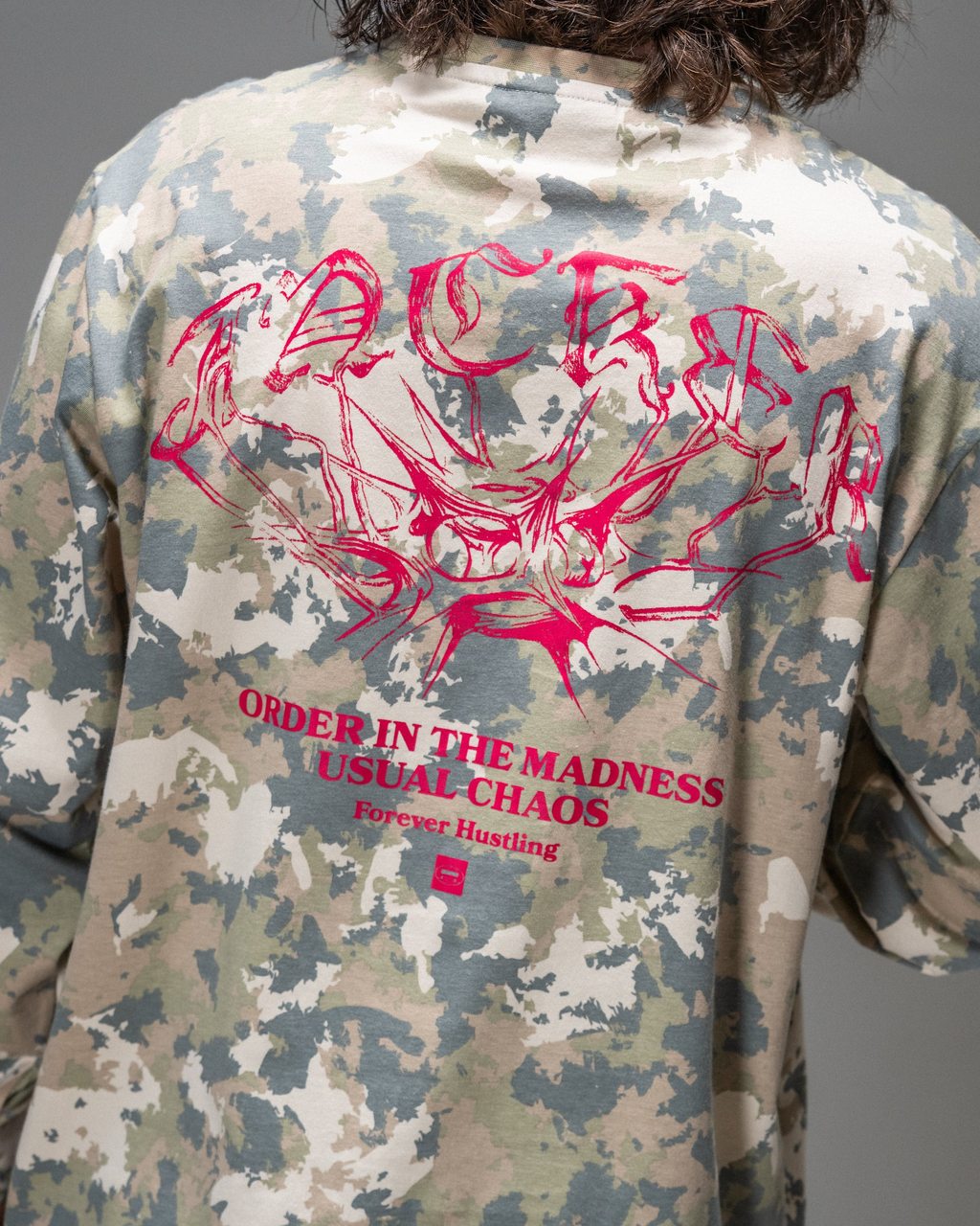 T-shirt Manches Longues Jacker N°1890 - Camo Homme