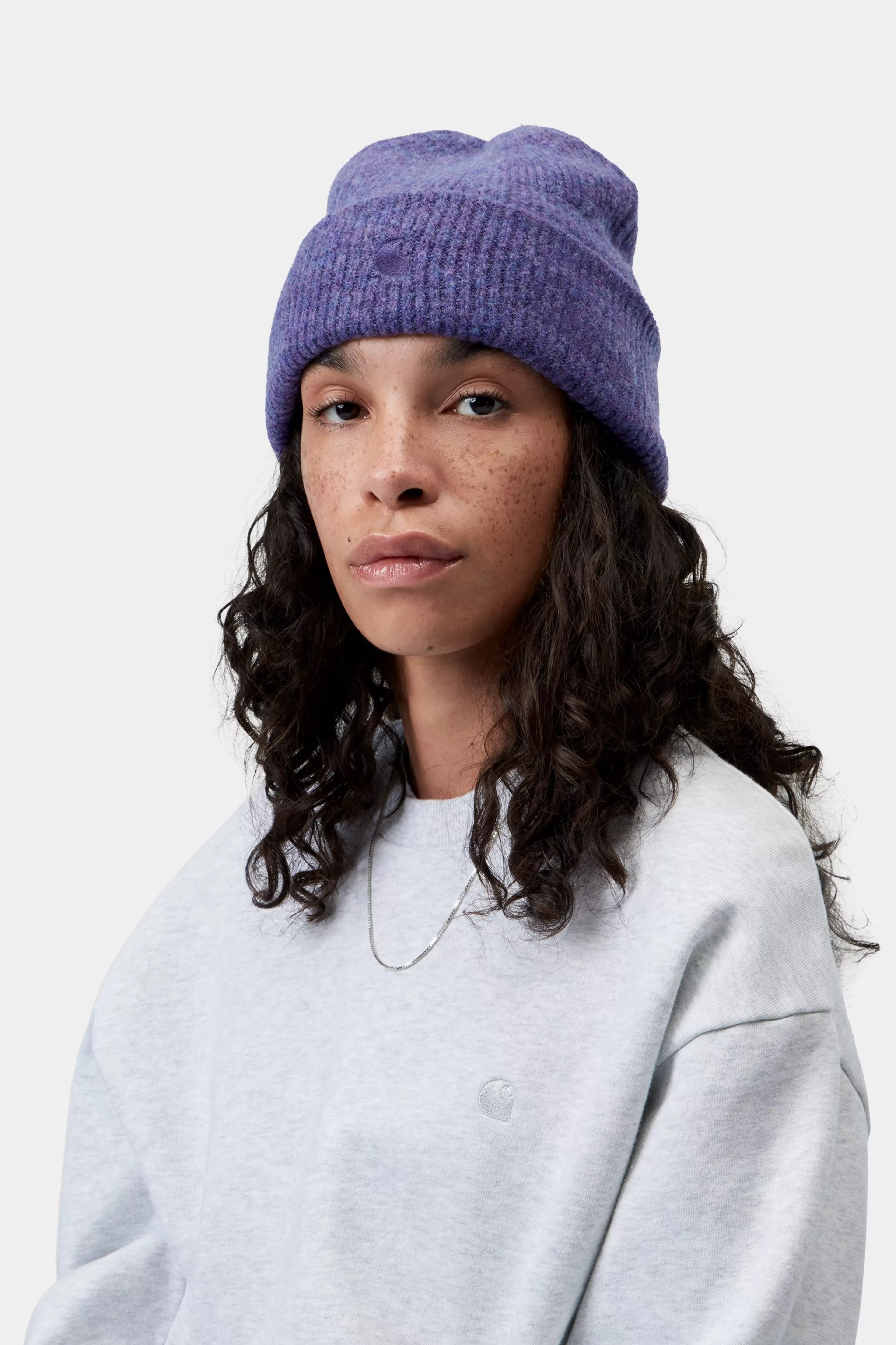 Bonnet Carhartt WIP Curtis - Shady Purple Homme