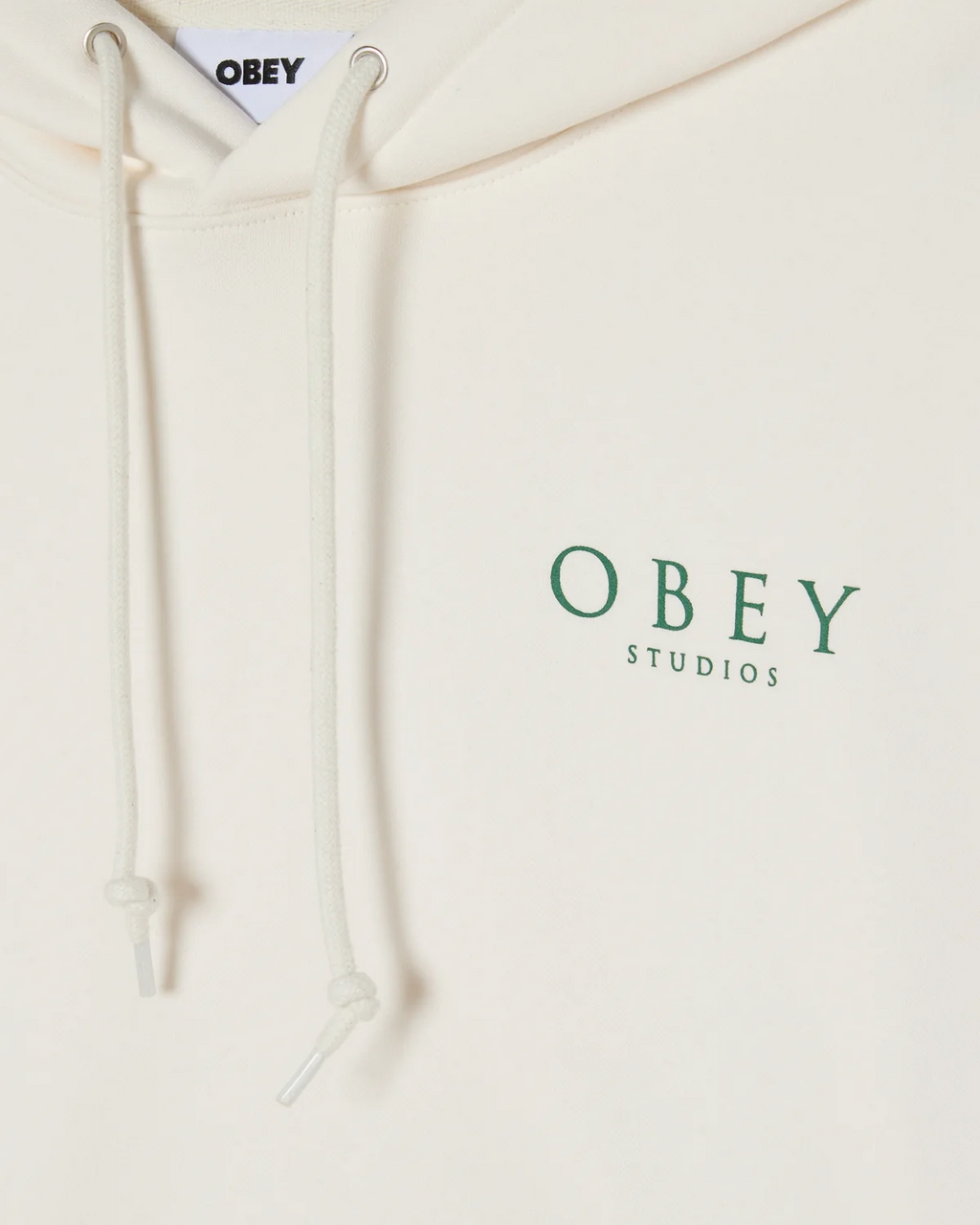 Hoodie Obey Flores Robus - Unbleached Homme