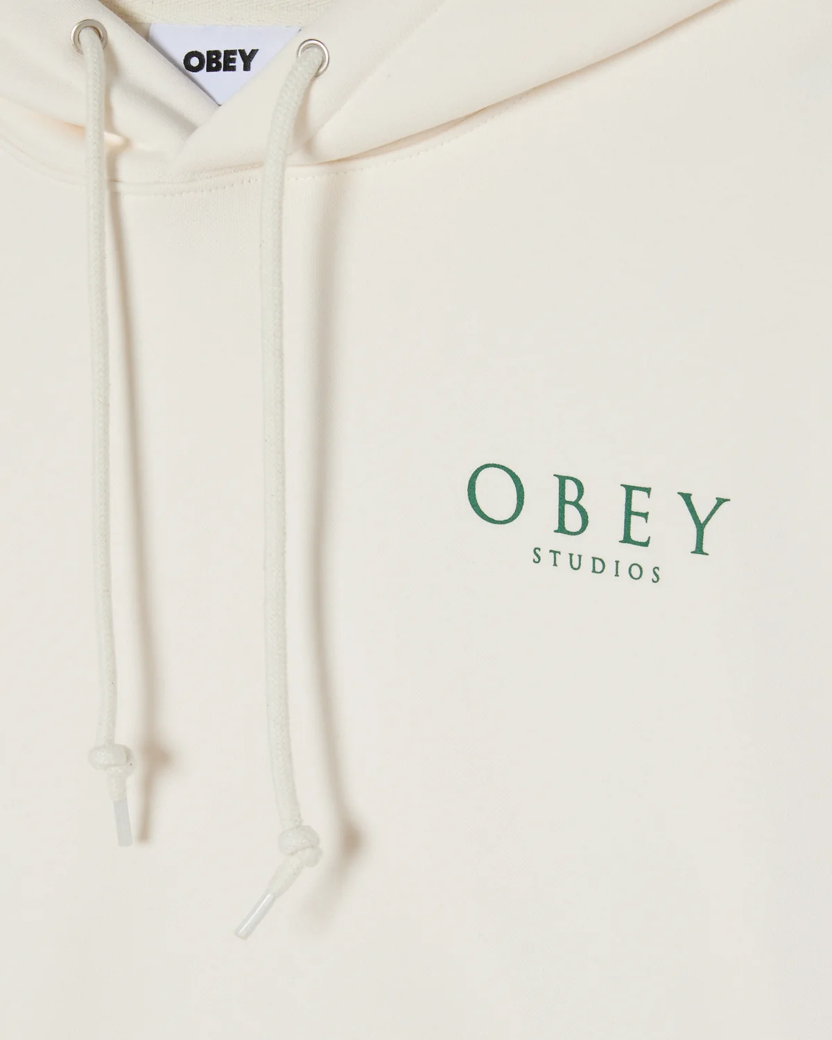 Hoodie Obey Flores Robus - Unbleached Homme