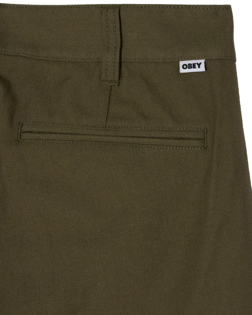 Pantalon Obey Dean Pleated - Stone Gray Homme