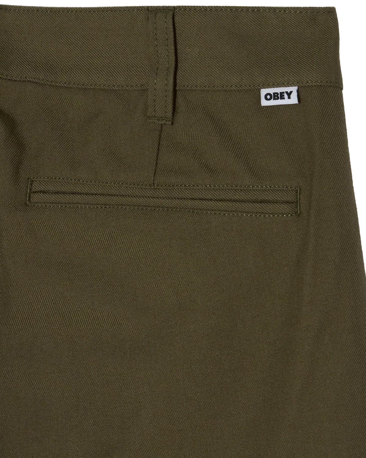 Pantalon Obey Dean Pleated - Stone Gray Homme