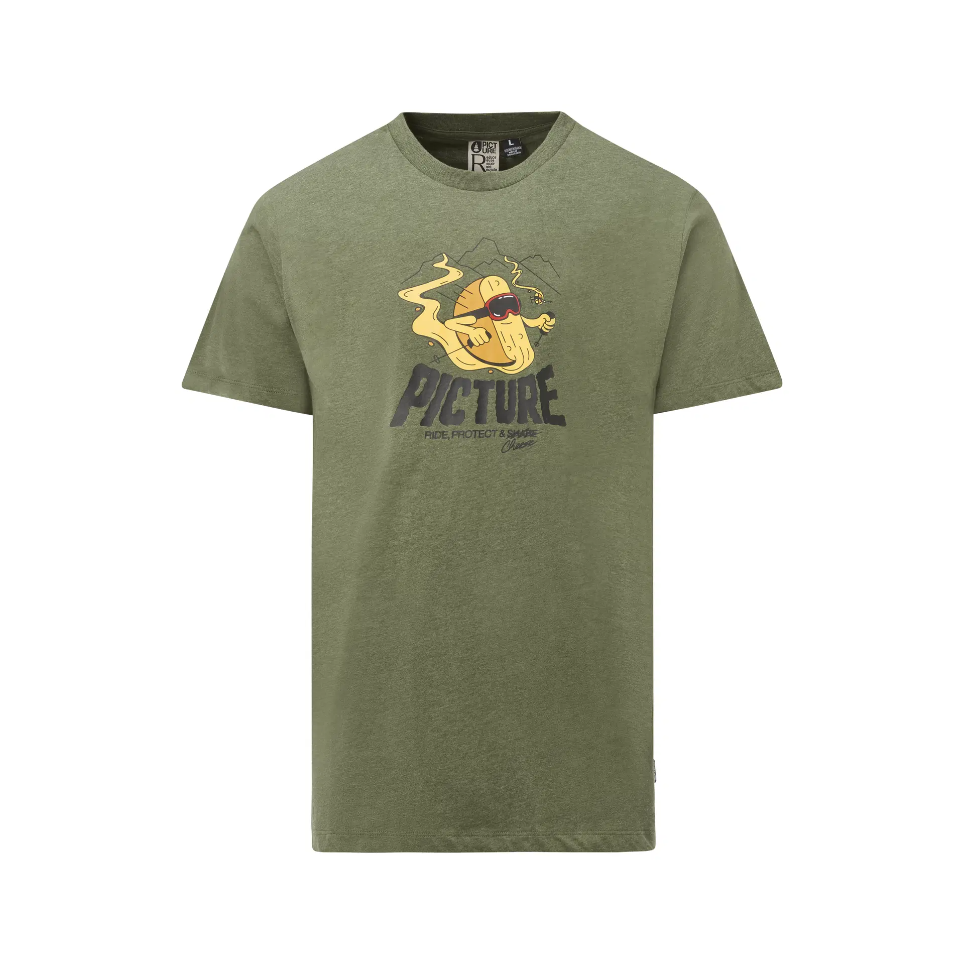 T-shirt Picture Cheasy - Grape Leaf Melange Homme