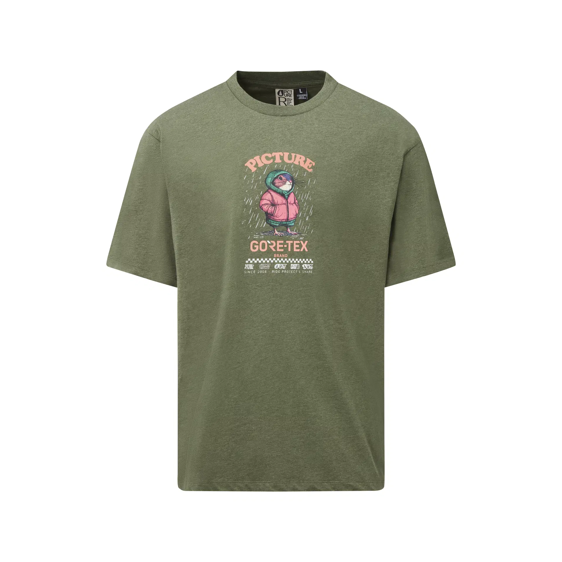 T-shirt Picture x GTX - Blanc Homme