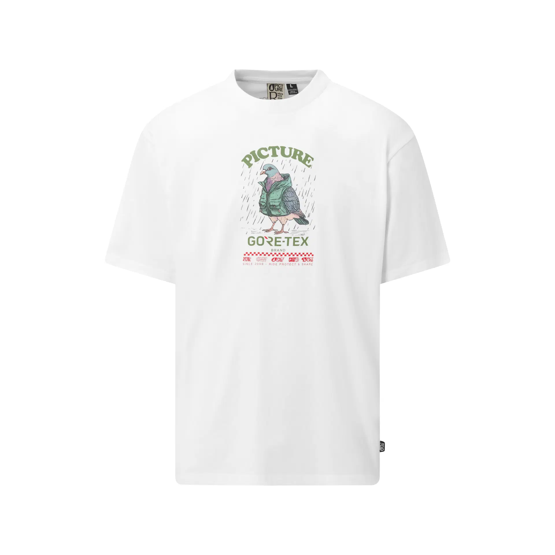 T-shirt Picture x GTX - Blanc Homme