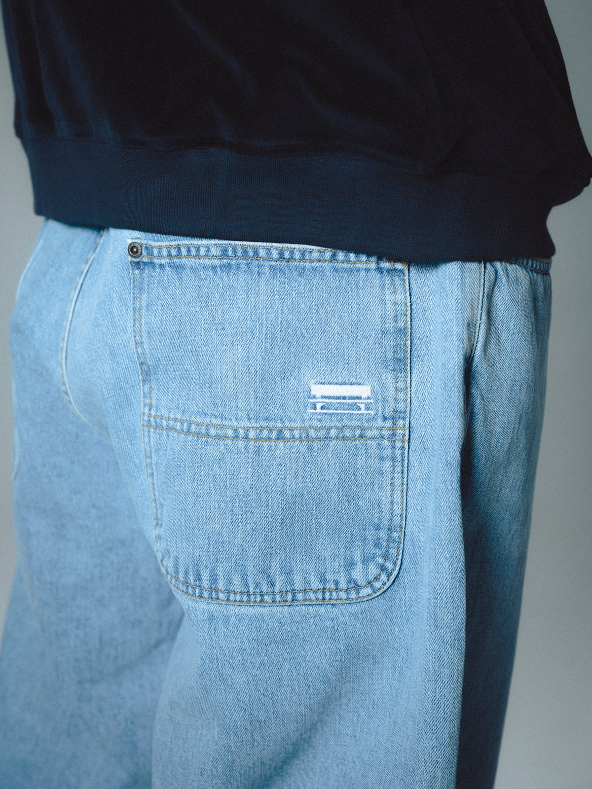 Jean Baggy Jacker Classic - Light Blue Homme