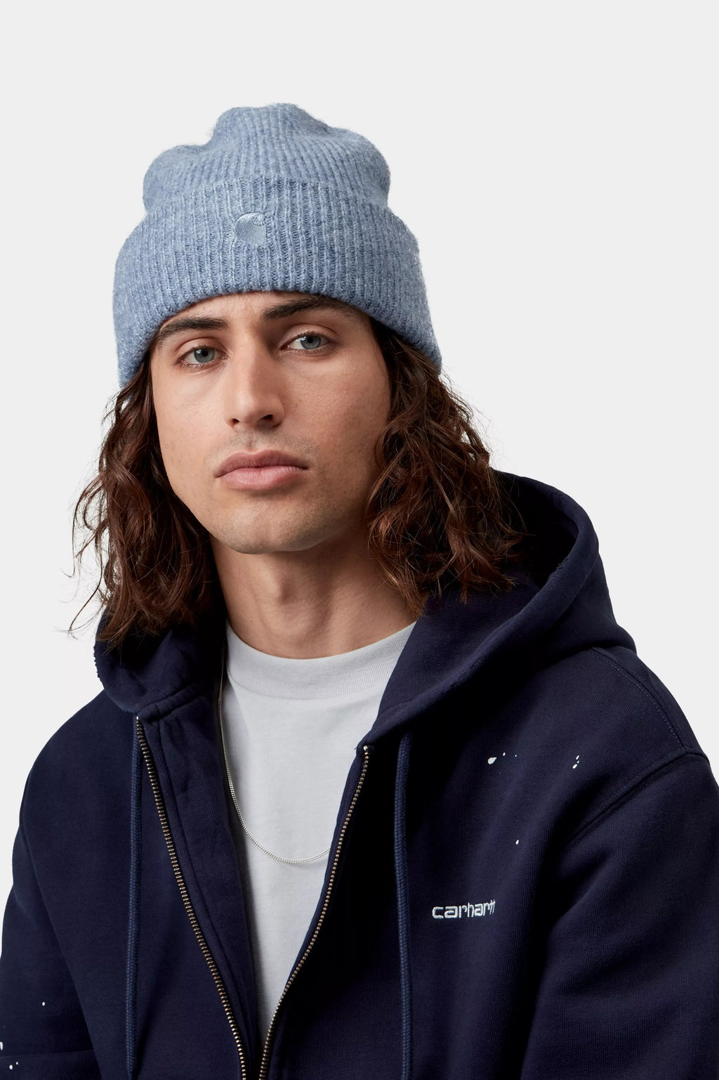 Bonnet Carhartt WIP Curtis - Shady Blue Homme