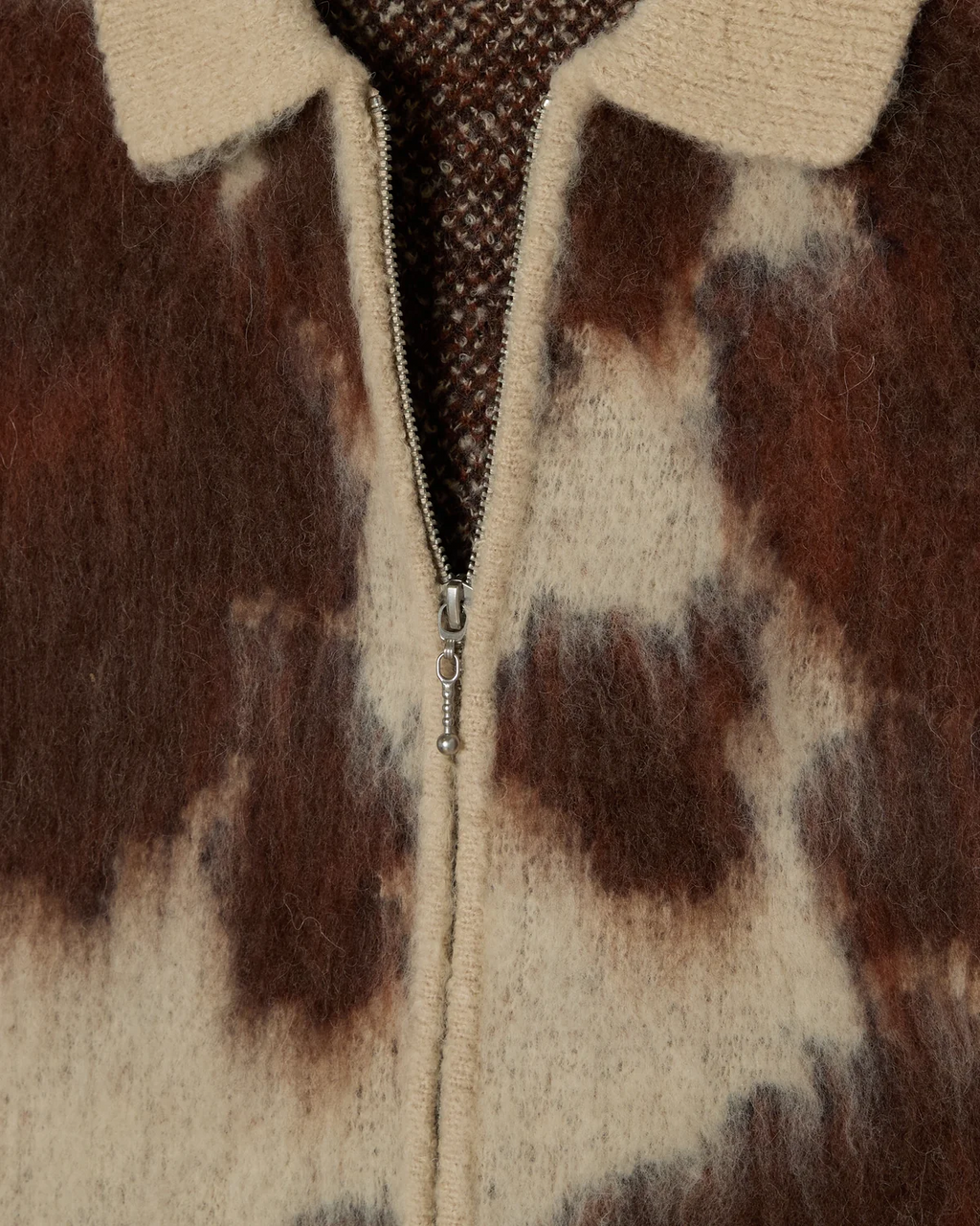 Pull Zippé Obey Cow Pattern - Multi Unisexe