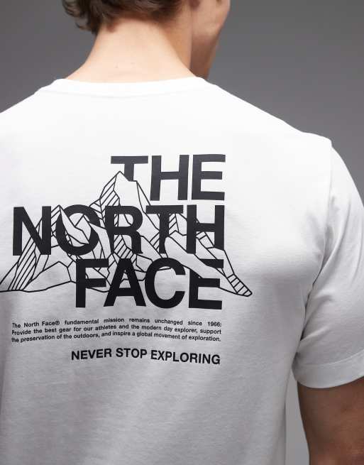T-shirt The North Face Mountain Sketch - TNF White Homme