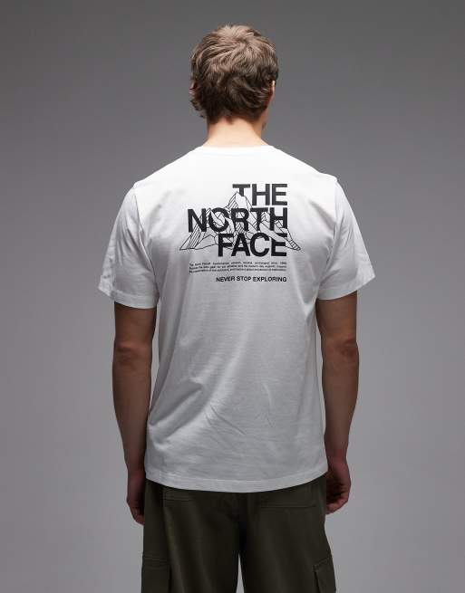 T-shirt The North Face Mountain Sketch - TNF White Homme