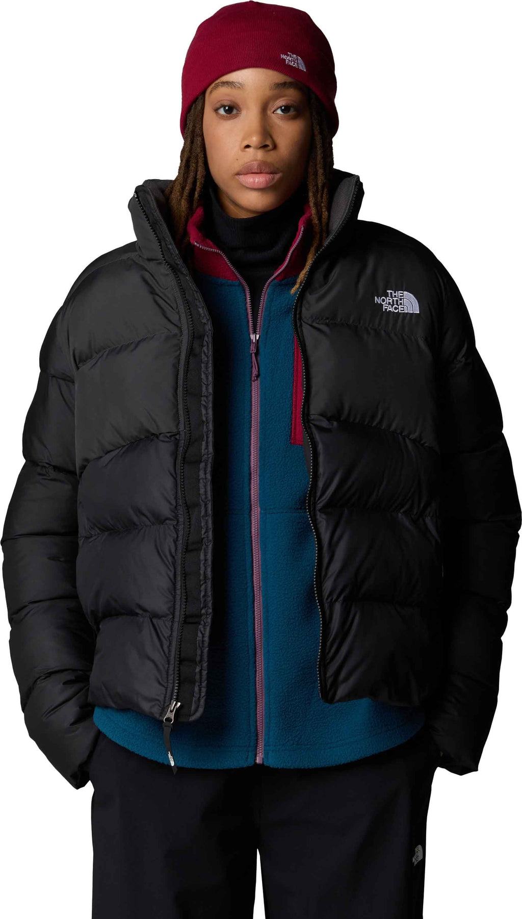 W SAIKURU JACKET TNFBLACK/ASPHGR