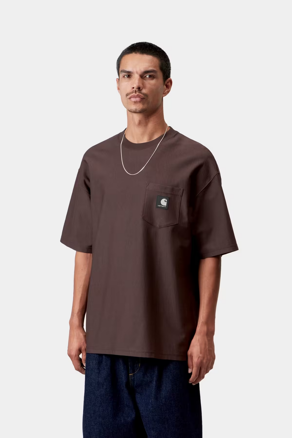 T-shirt Carhartt WIP OG Loose Pocket - Palisander Homme